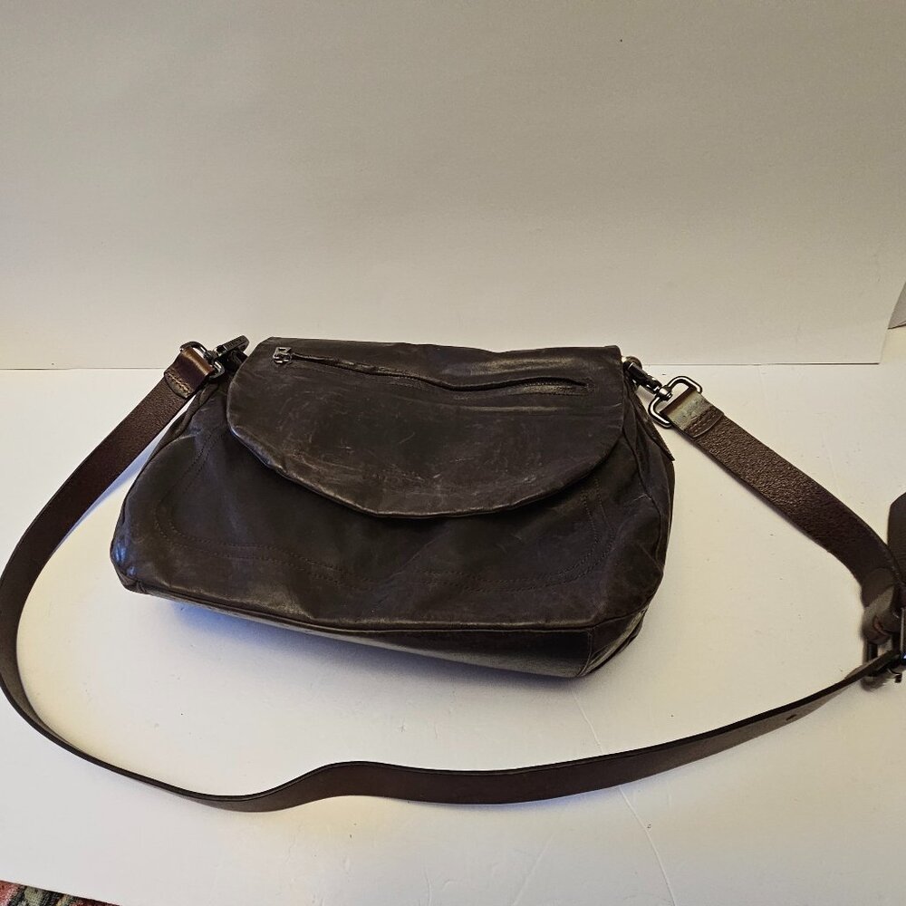 Rudsak Leather Crossbody Bag - Deep Brown 'Cohiba' - Superior Quality